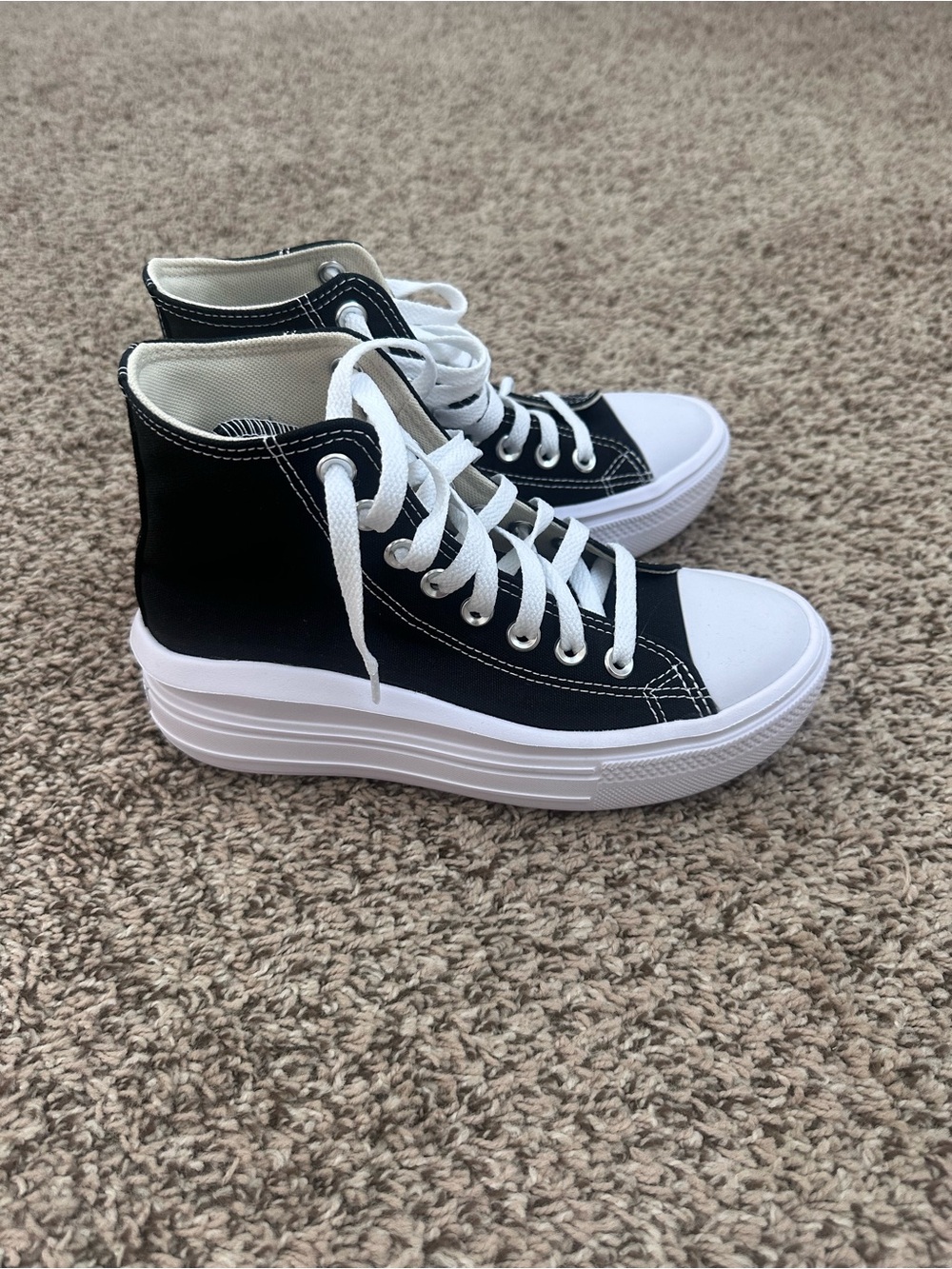 ❗️DISCONTINUED Converse Chuck Taylor Move High Top Platform Women’s Size 6 Black
